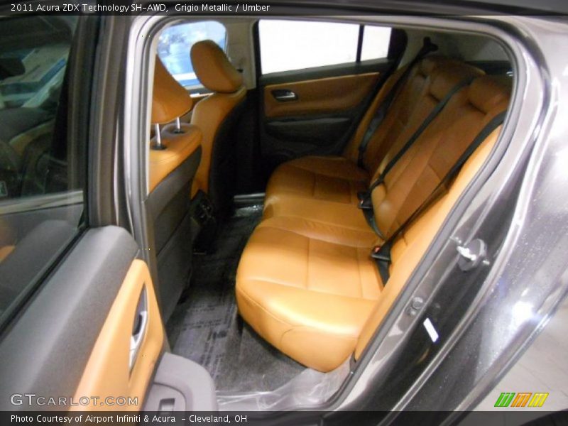  2011 ZDX Technology SH-AWD Umber Interior
