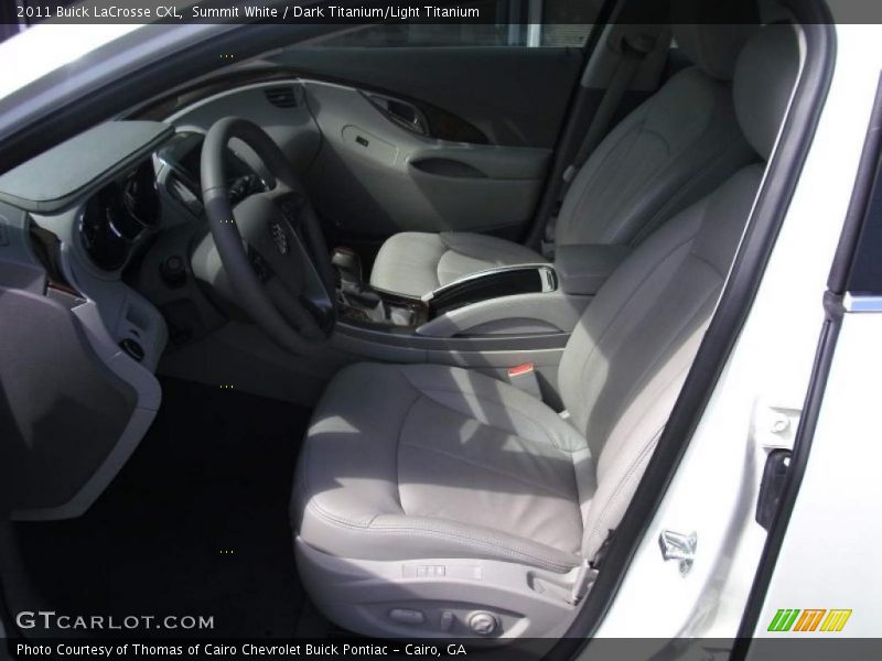 Summit White / Dark Titanium/Light Titanium 2011 Buick LaCrosse CXL