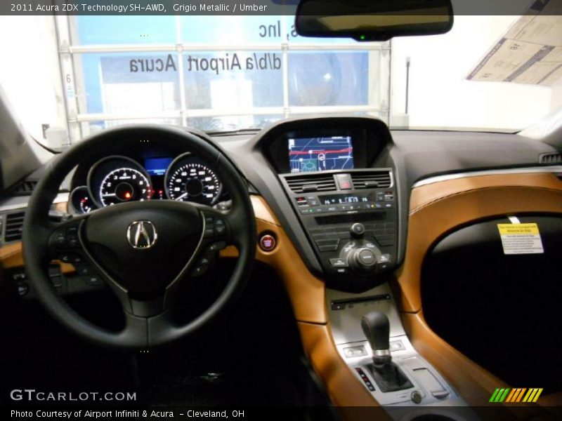 Dashboard of 2011 ZDX Technology SH-AWD