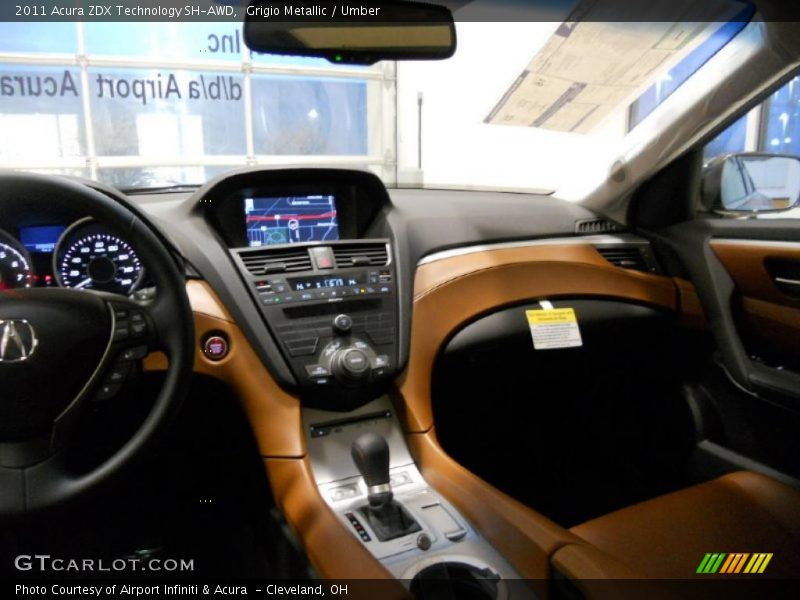 Grigio Metallic / Umber 2011 Acura ZDX Technology SH-AWD