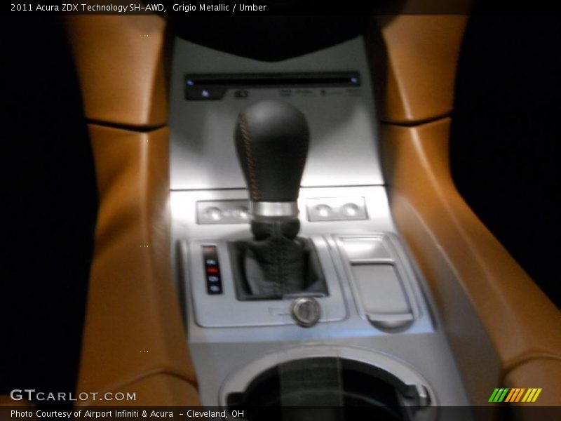 Grigio Metallic / Umber 2011 Acura ZDX Technology SH-AWD