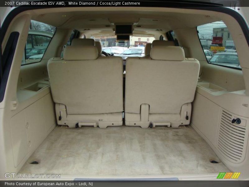 White Diamond / Cocoa/Light Cashmere 2007 Cadillac Escalade ESV AWD