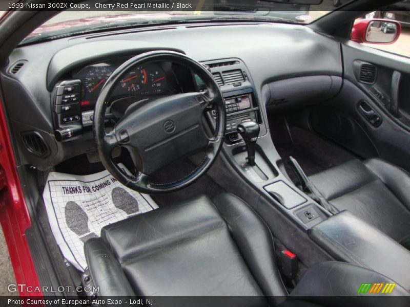 Cherry Red Pearl Metallic / Black 1993 Nissan 300ZX Coupe