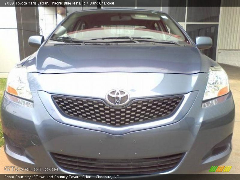 Pacific Blue Metallic / Dark Charcoal 2009 Toyota Yaris Sedan