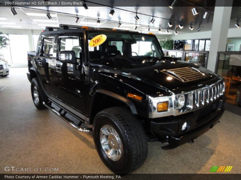 Black / Ebony Black 2007 Hummer H2 SUT