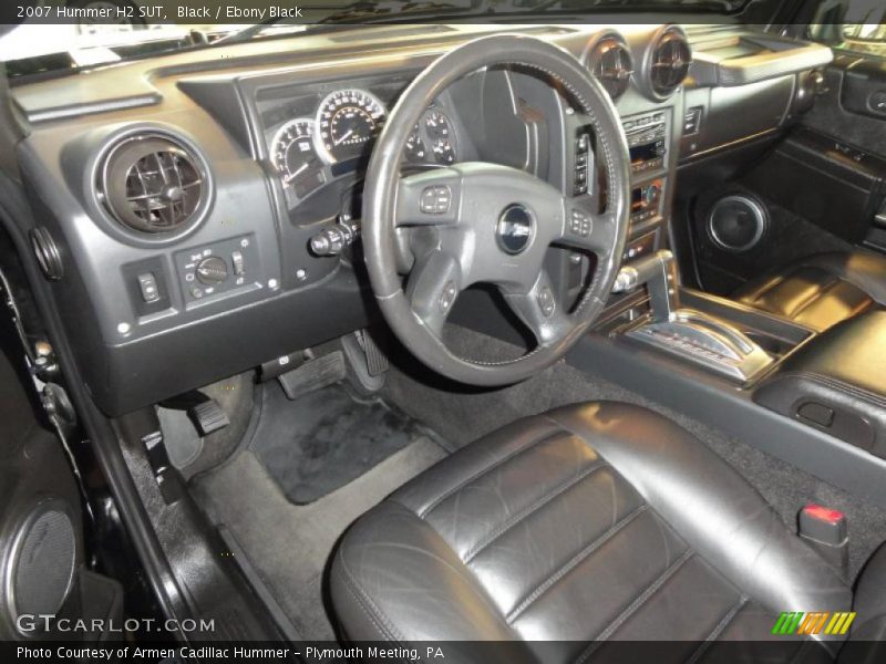 Black / Ebony Black 2007 Hummer H2 SUT