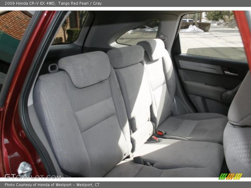 Tango Red Pearl / Gray 2009 Honda CR-V EX 4WD