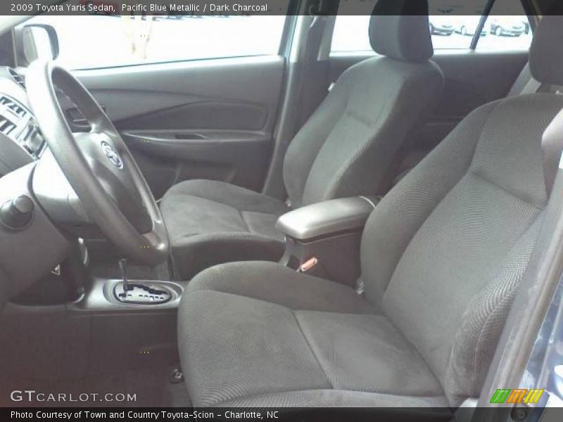 Pacific Blue Metallic / Dark Charcoal 2009 Toyota Yaris Sedan