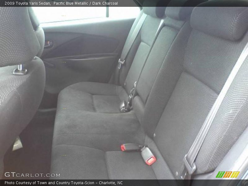 Pacific Blue Metallic / Dark Charcoal 2009 Toyota Yaris Sedan