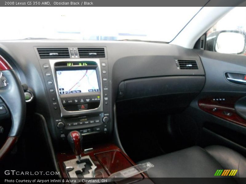 Obsidian Black / Black 2008 Lexus GS 350 AWD