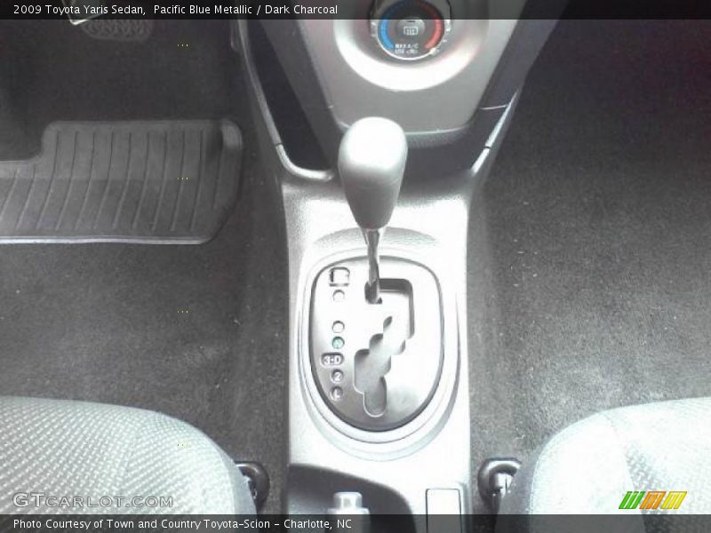 Pacific Blue Metallic / Dark Charcoal 2009 Toyota Yaris Sedan