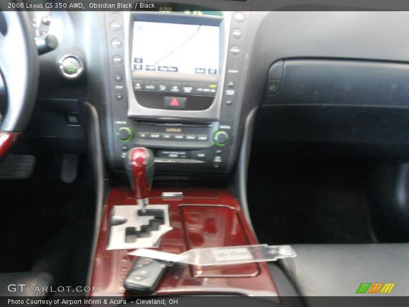 Obsidian Black / Black 2008 Lexus GS 350 AWD