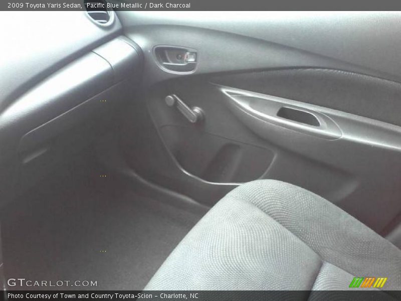 Pacific Blue Metallic / Dark Charcoal 2009 Toyota Yaris Sedan