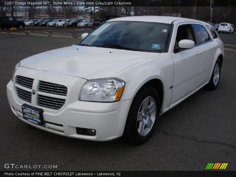 Stone White / Dark Slate Gray/Light Graystone 2007 Dodge Magnum SXT