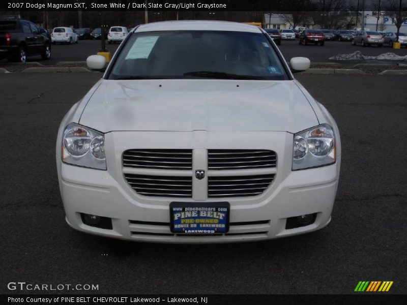 Stone White / Dark Slate Gray/Light Graystone 2007 Dodge Magnum SXT