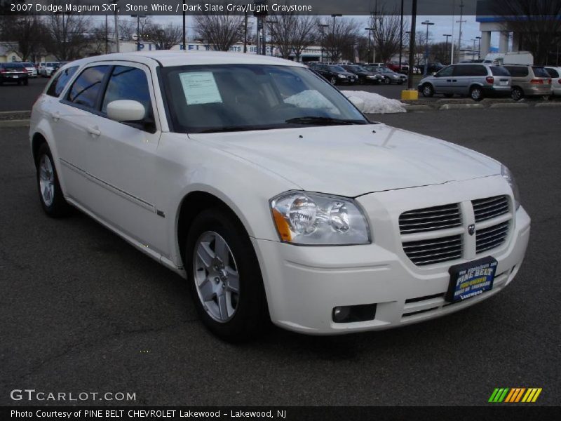 Stone White / Dark Slate Gray/Light Graystone 2007 Dodge Magnum SXT