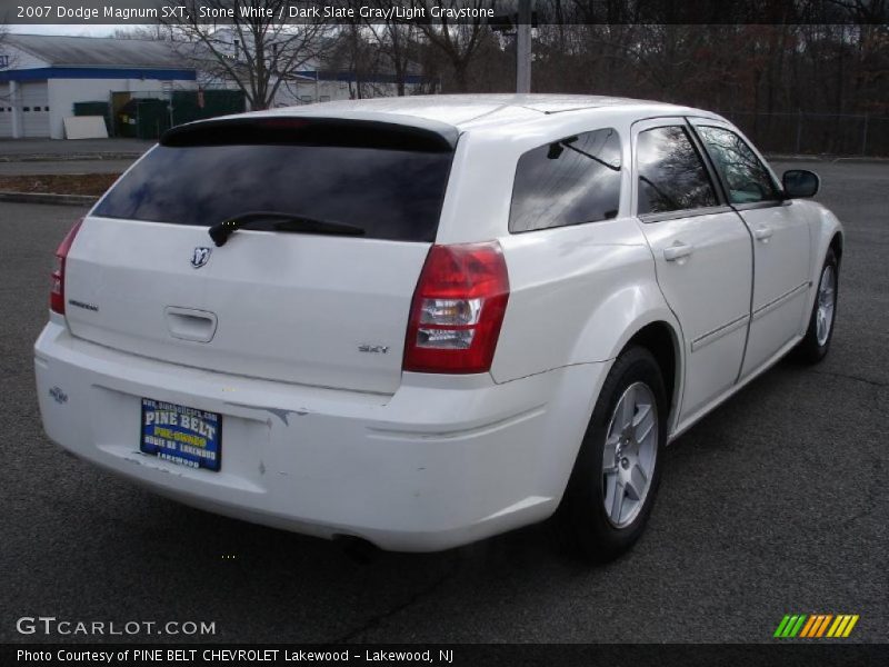 Stone White / Dark Slate Gray/Light Graystone 2007 Dodge Magnum SXT