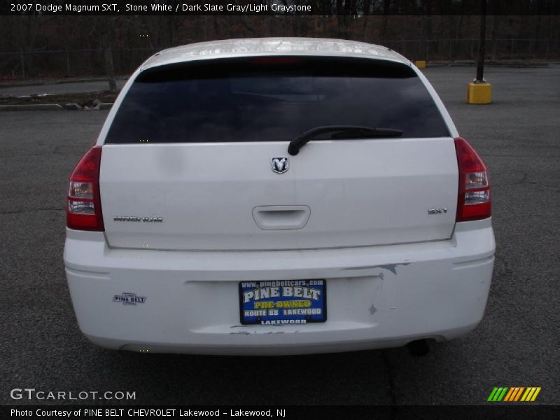 Stone White / Dark Slate Gray/Light Graystone 2007 Dodge Magnum SXT