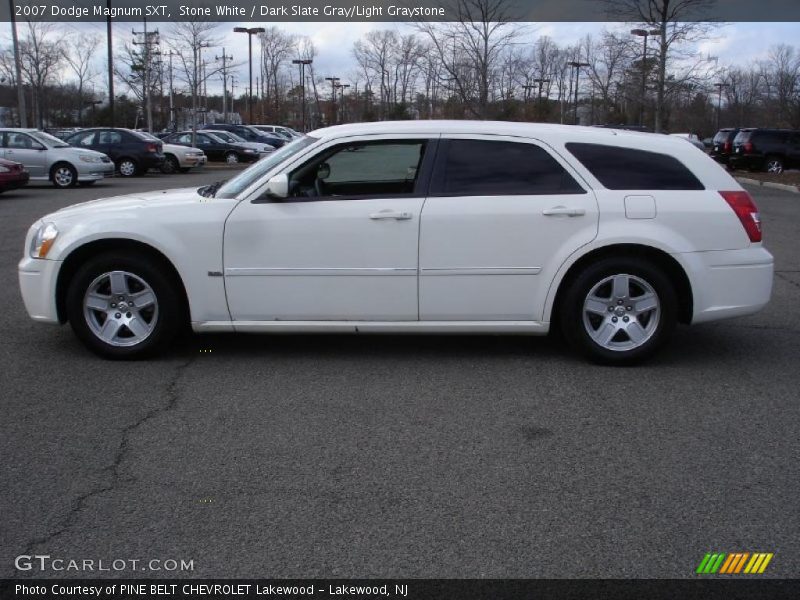 Stone White / Dark Slate Gray/Light Graystone 2007 Dodge Magnum SXT