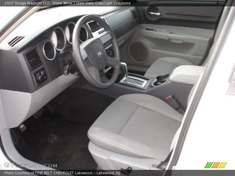 Stone White / Dark Slate Gray/Light Graystone 2007 Dodge Magnum SXT