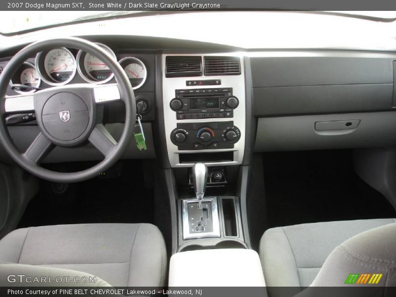 Stone White / Dark Slate Gray/Light Graystone 2007 Dodge Magnum SXT