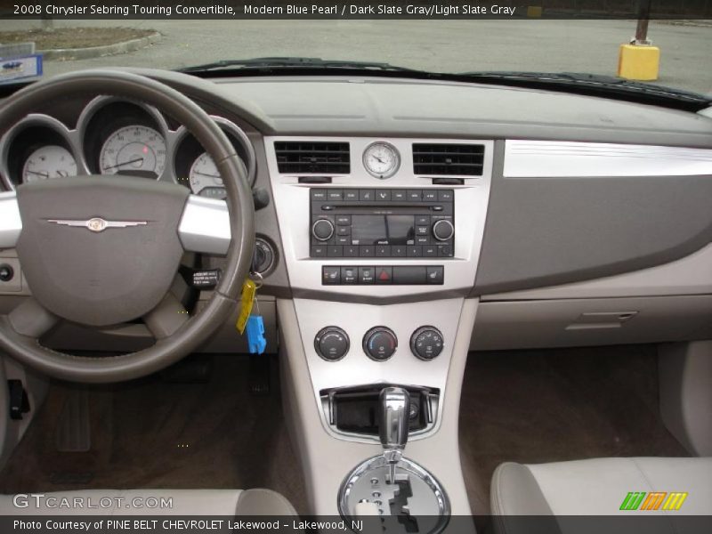 Modern Blue Pearl / Dark Slate Gray/Light Slate Gray 2008 Chrysler Sebring Touring Convertible