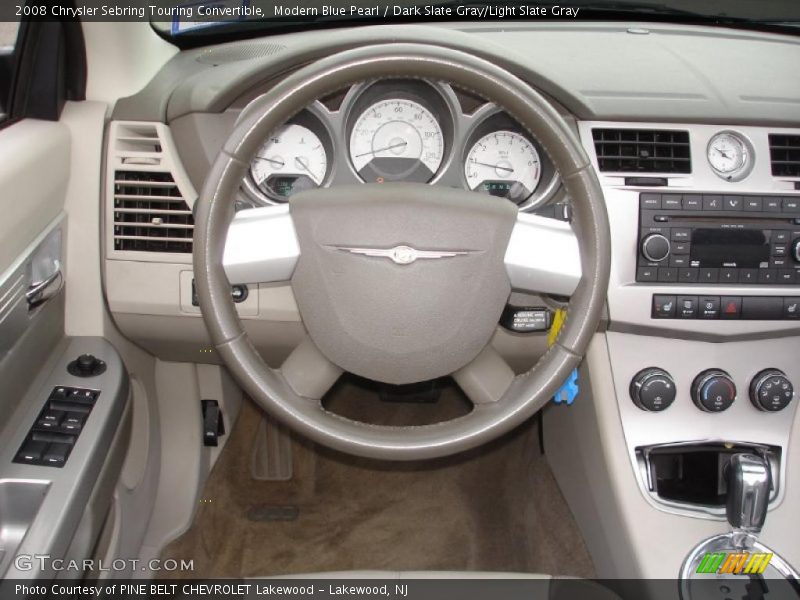 Modern Blue Pearl / Dark Slate Gray/Light Slate Gray 2008 Chrysler Sebring Touring Convertible
