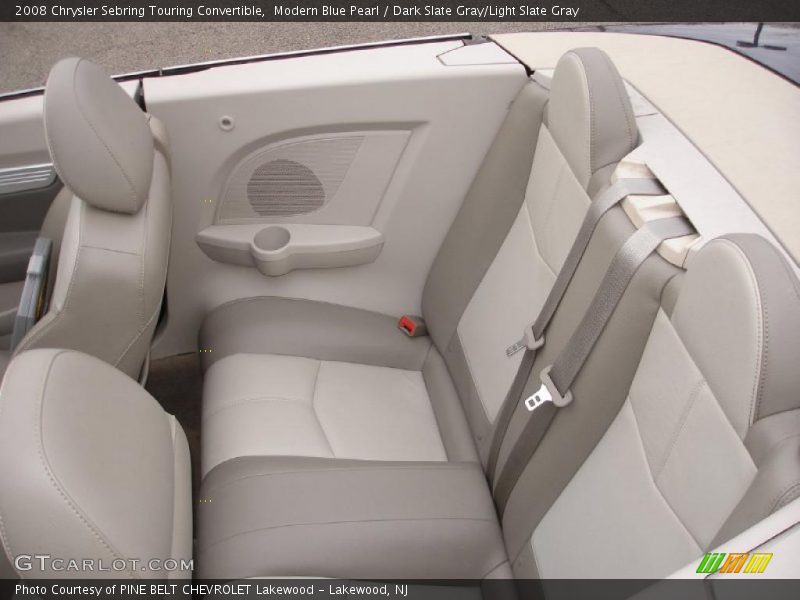 Modern Blue Pearl / Dark Slate Gray/Light Slate Gray 2008 Chrysler Sebring Touring Convertible