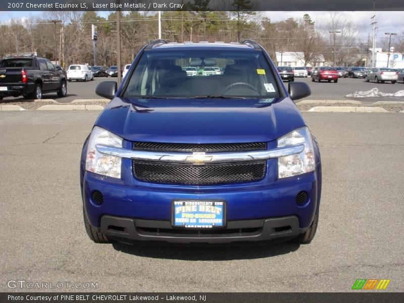 Laser Blue Metallic / Dark Gray 2007 Chevrolet Equinox LS