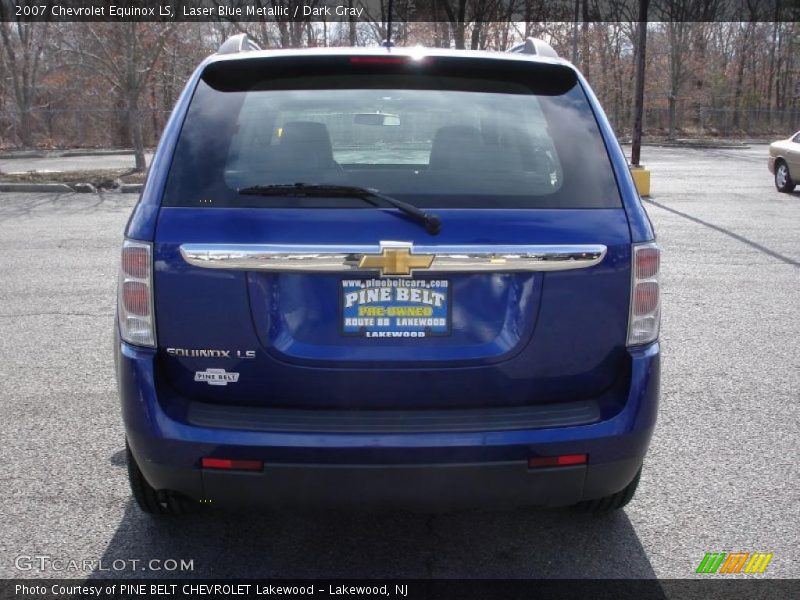 Laser Blue Metallic / Dark Gray 2007 Chevrolet Equinox LS