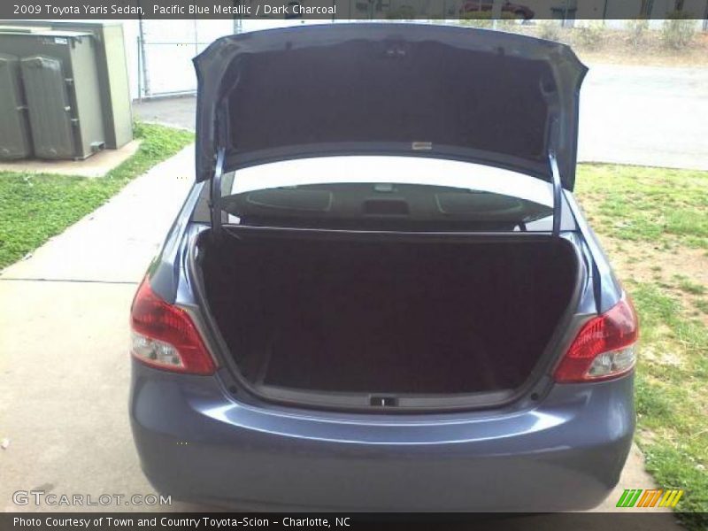 Pacific Blue Metallic / Dark Charcoal 2009 Toyota Yaris Sedan