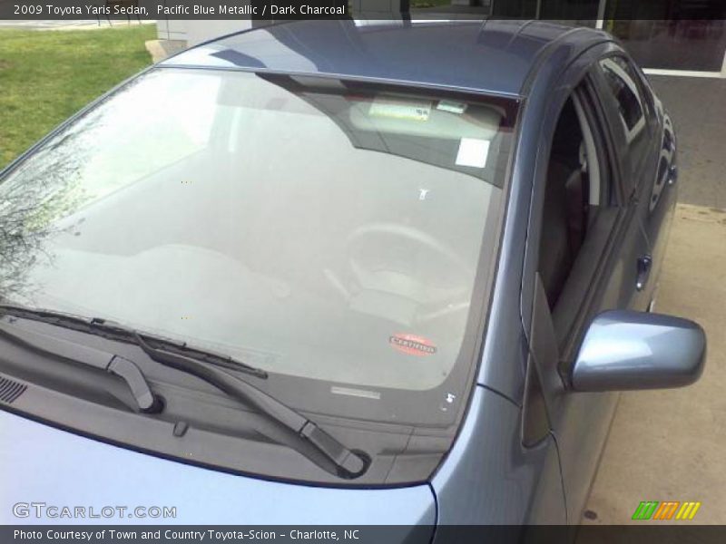 Pacific Blue Metallic / Dark Charcoal 2009 Toyota Yaris Sedan