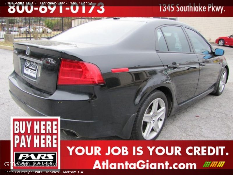 Nighthawk Black Pearl / Ebony 2004 Acura TL 3.2