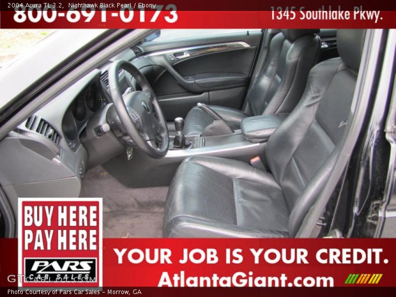 Nighthawk Black Pearl / Ebony 2004 Acura TL 3.2