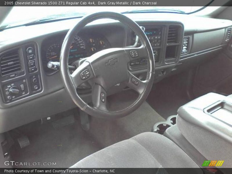 Dark Gray Metallic / Dark Charcoal 2005 Chevrolet Silverado 1500 Z71 Regular Cab 4x4