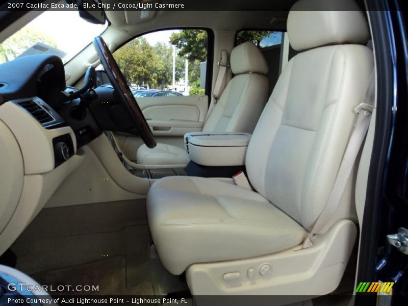 Blue Chip / Cocoa/Light Cashmere 2007 Cadillac Escalade