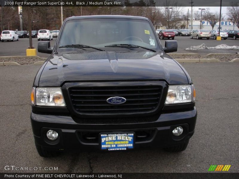 Black / Medium Dark Flint 2008 Ford Ranger Sport SuperCab 4x4
