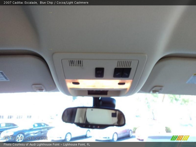 Blue Chip / Cocoa/Light Cashmere 2007 Cadillac Escalade