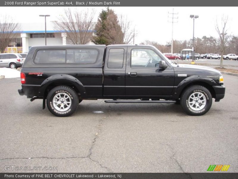 Black / Medium Dark Flint 2008 Ford Ranger Sport SuperCab 4x4