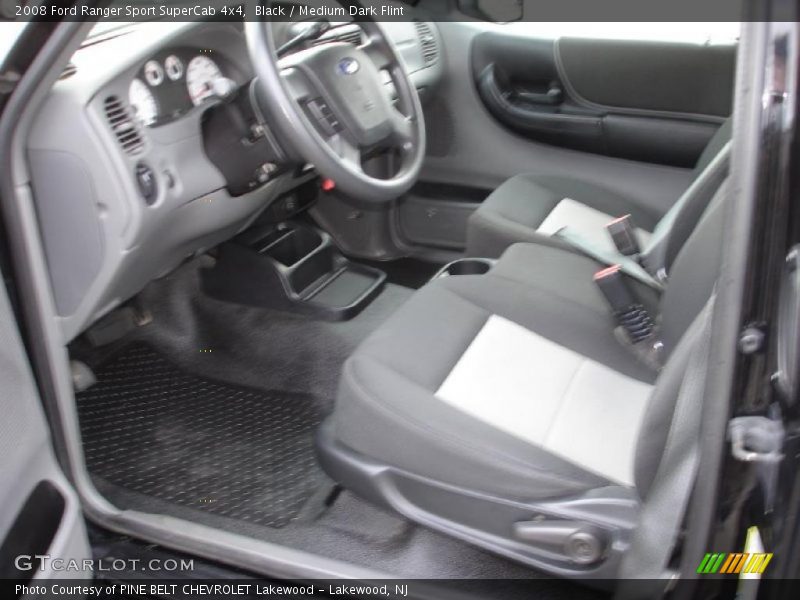 Black / Medium Dark Flint 2008 Ford Ranger Sport SuperCab 4x4