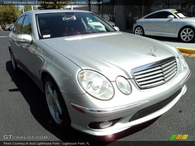 Brilliant Silver Metallic / Charcoal 2006 Mercedes-Benz E 350 Sedan