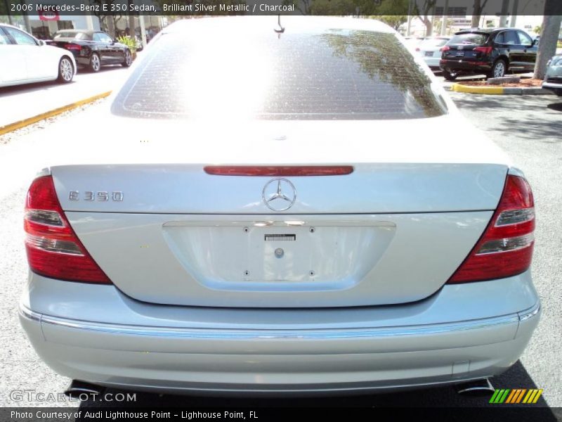 Brilliant Silver Metallic / Charcoal 2006 Mercedes-Benz E 350 Sedan