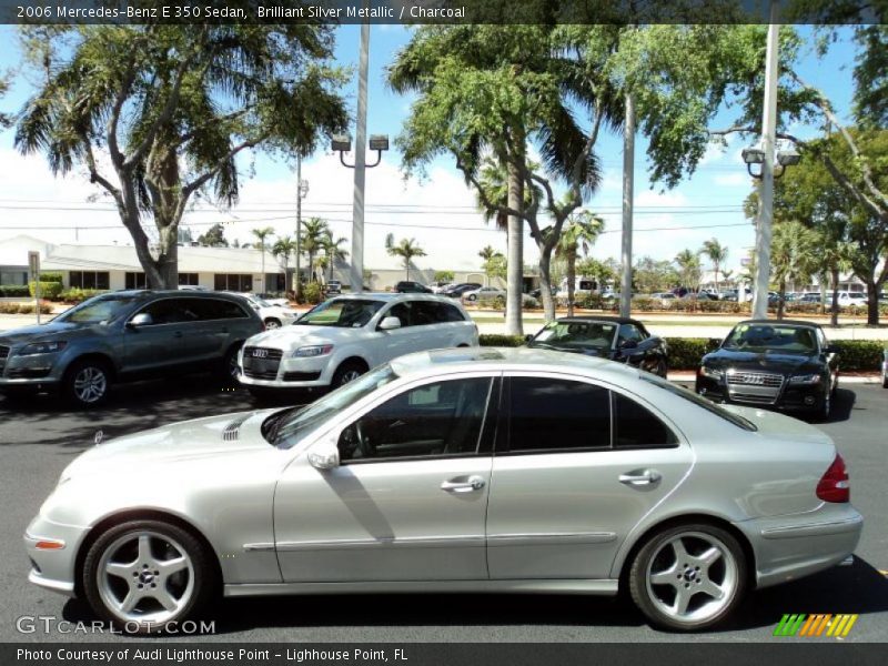 Brilliant Silver Metallic / Charcoal 2006 Mercedes-Benz E 350 Sedan
