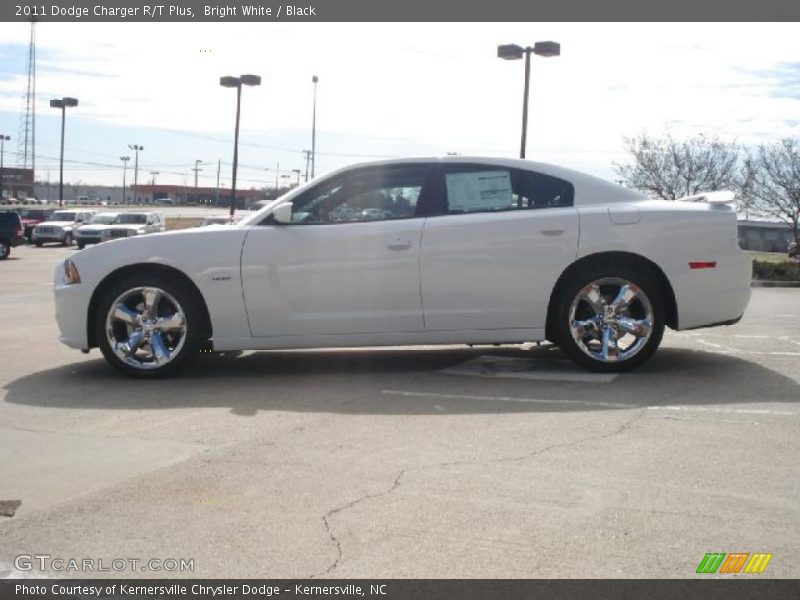 Bright White / Black 2011 Dodge Charger R/T Plus