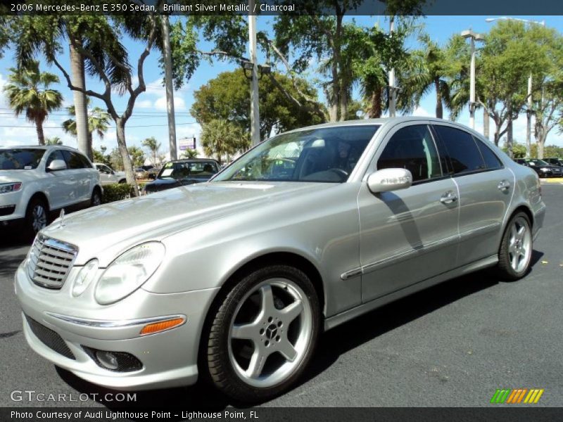 Brilliant Silver Metallic / Charcoal 2006 Mercedes-Benz E 350 Sedan