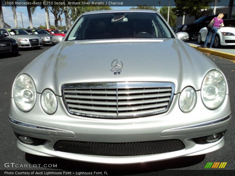 Brilliant Silver Metallic / Charcoal 2006 Mercedes-Benz E 350 Sedan