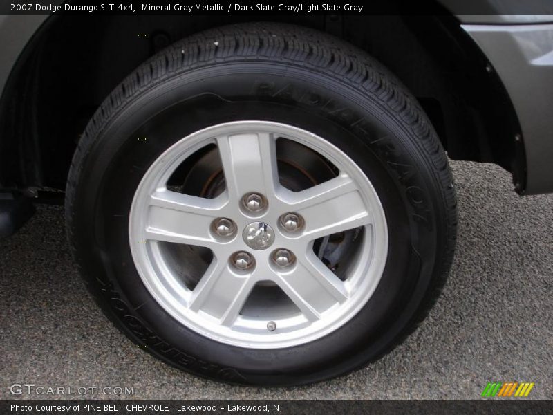 Mineral Gray Metallic / Dark Slate Gray/Light Slate Gray 2007 Dodge Durango SLT 4x4