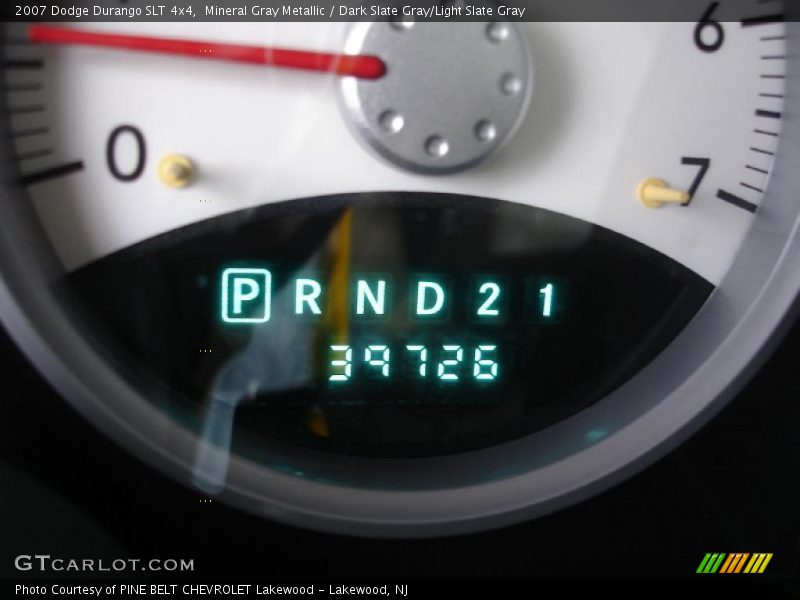 Mineral Gray Metallic / Dark Slate Gray/Light Slate Gray 2007 Dodge Durango SLT 4x4
