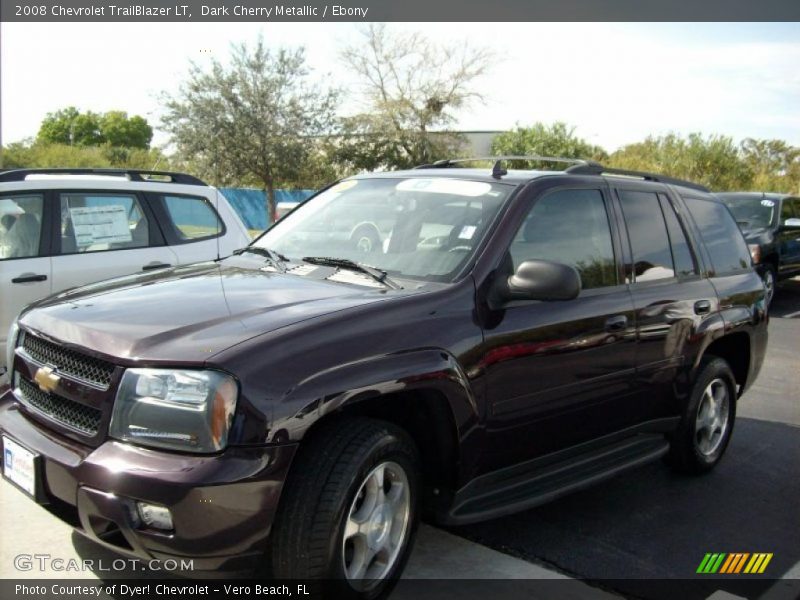 Dark Cherry Metallic / Ebony 2008 Chevrolet TrailBlazer LT