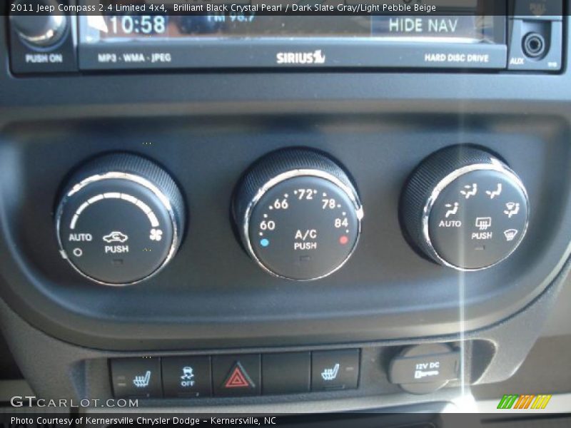 Brilliant Black Crystal Pearl / Dark Slate Gray/Light Pebble Beige 2011 Jeep Compass 2.4 Limited 4x4